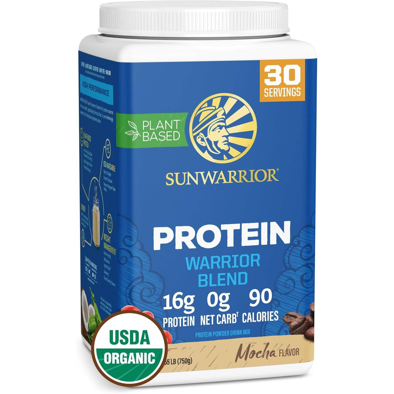 Sunwarrior Warrior Blend Mocha - 750 Grams 50$