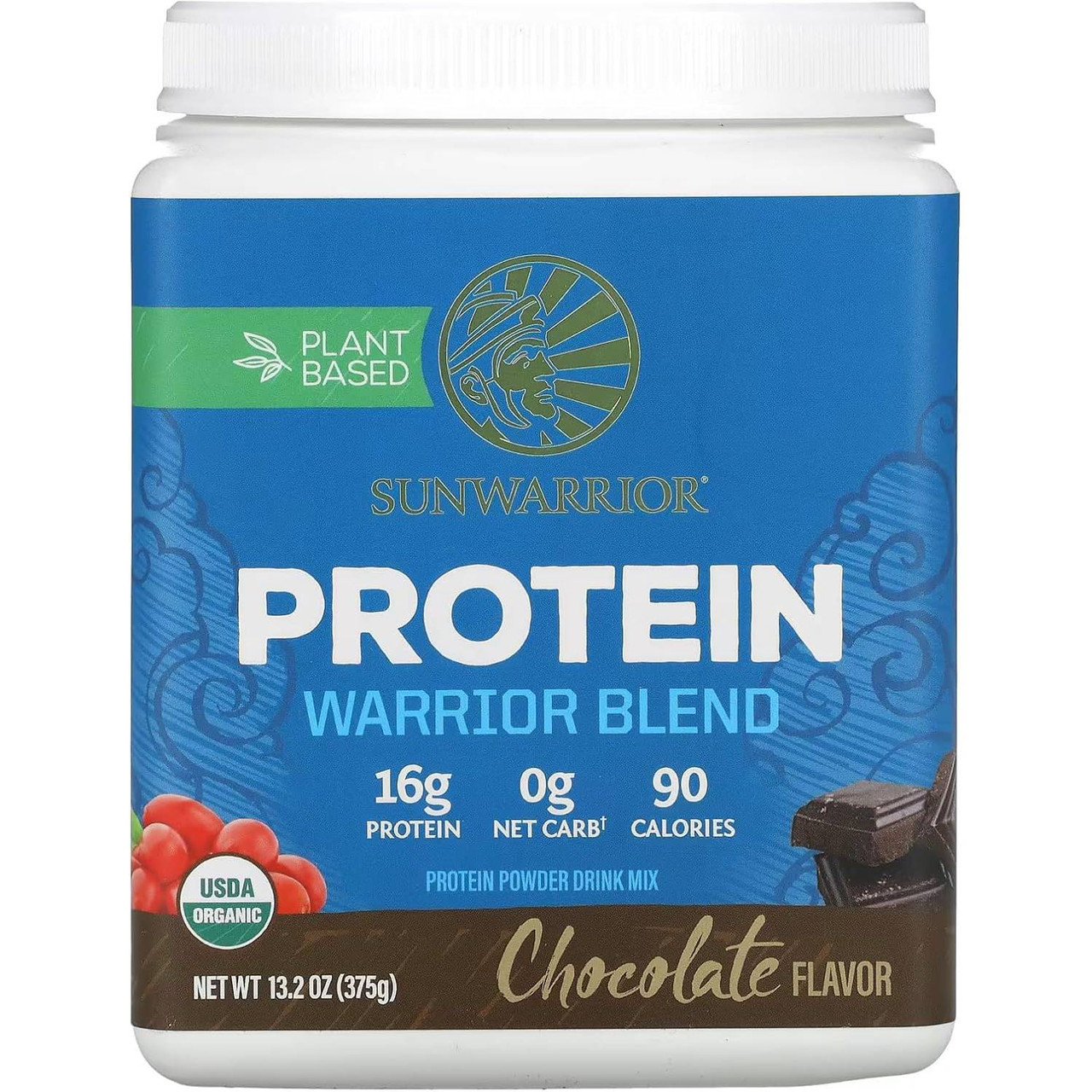 Sunwarrior Warrior Blend Chocolate - 375 Grams 30$
