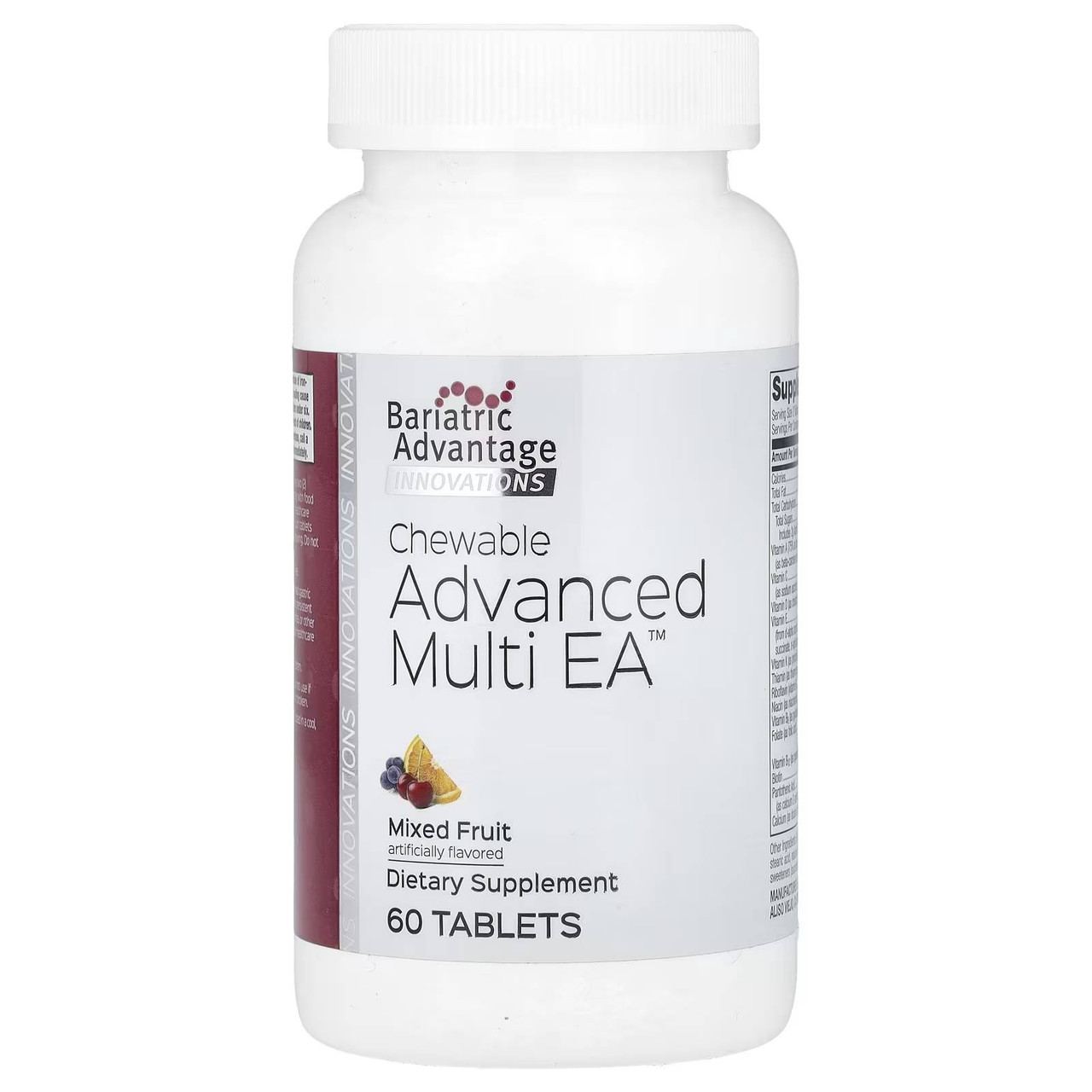 Bariatric Advantage Advanced Multi EA Chewable Mixed Fruit - 60 Tablets 42$