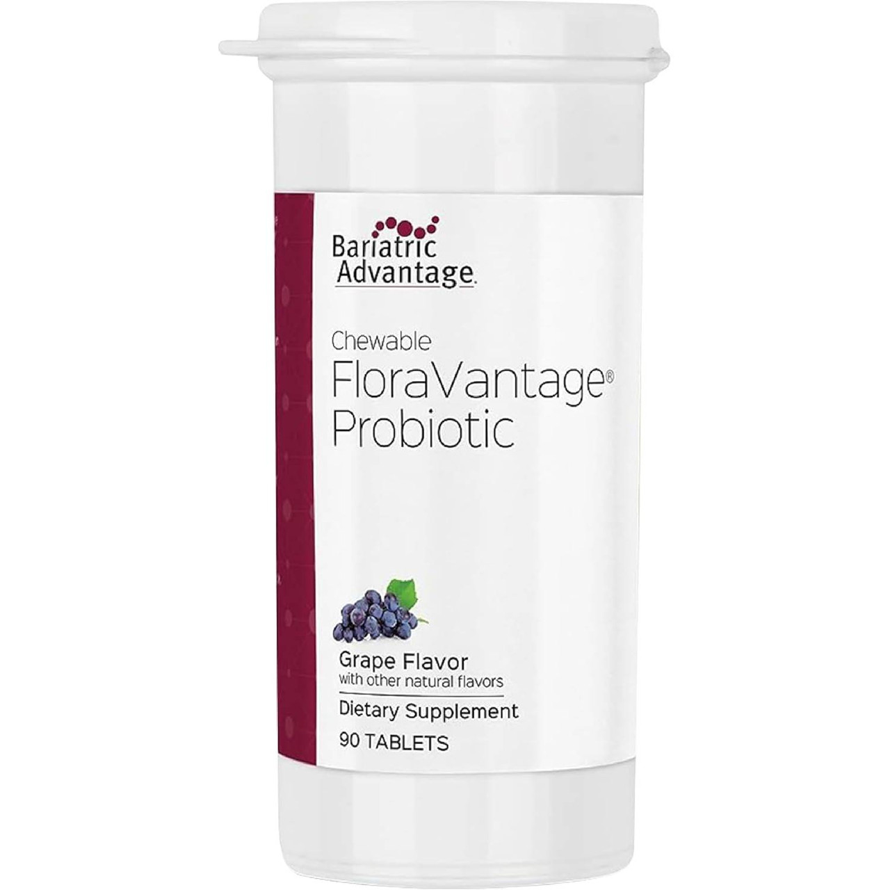 Bariatric Advantage Chewable FloraVantage Probiotic Grape - 90 Tablets 40$