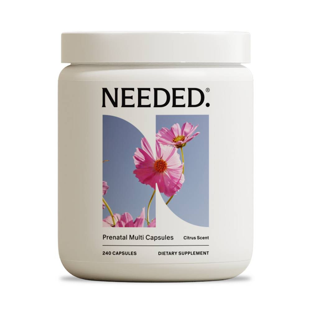 Needed Prenatal Multi Capsules - Citrus - 240 Capsules 63$