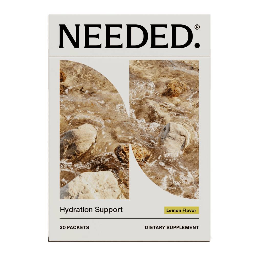 Needed Hydration Support Lemon - 30 Packets