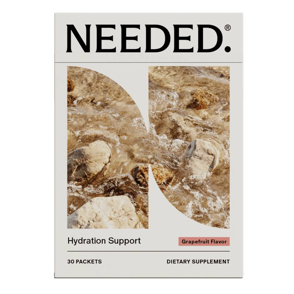 Needed Hydration Support Grapefruit - 30 Packets 46$