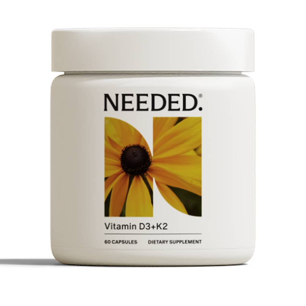 Needed Vitamin D3+K2 - 60 Capsules