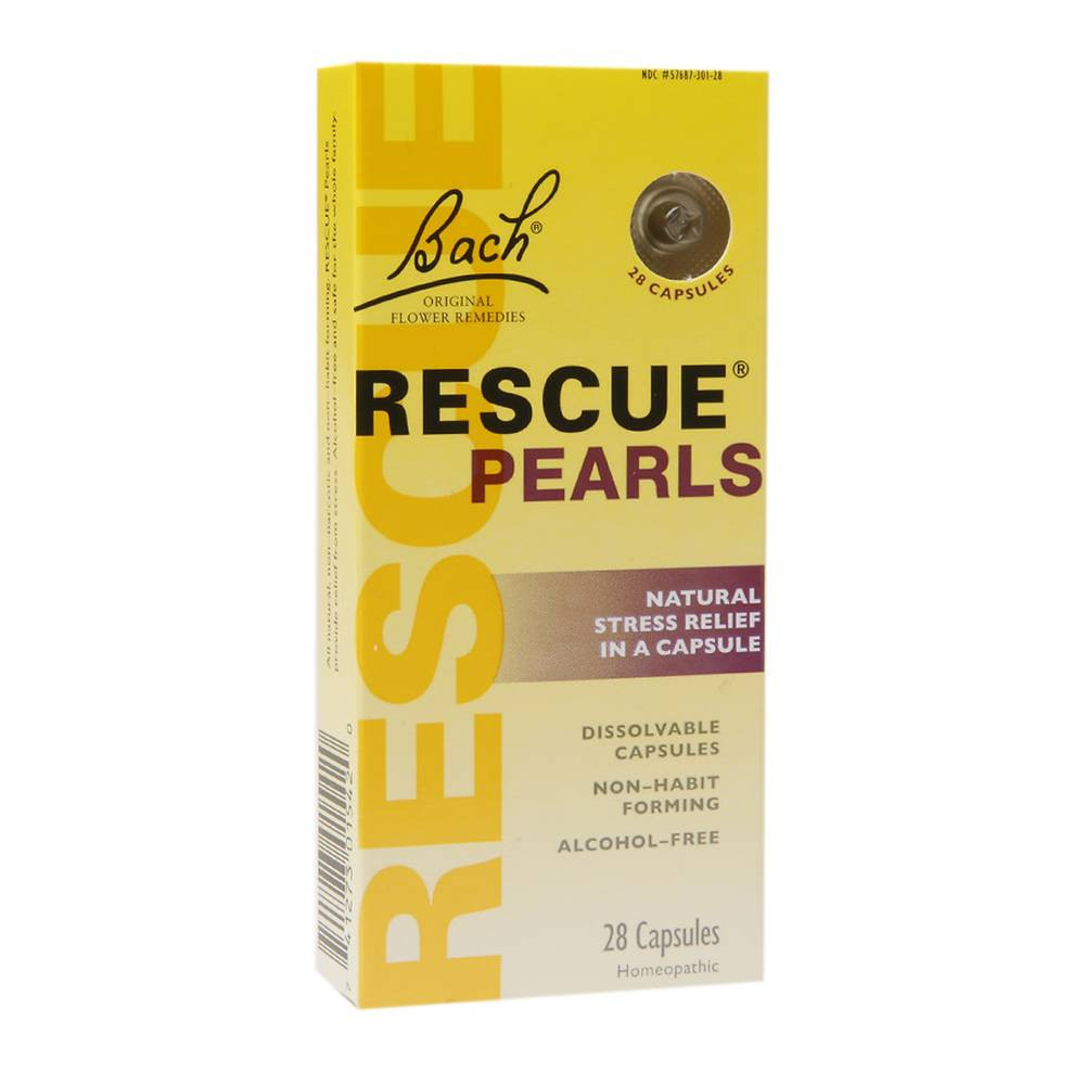 Bach Rescue Pearls - 28 Capsules 13$