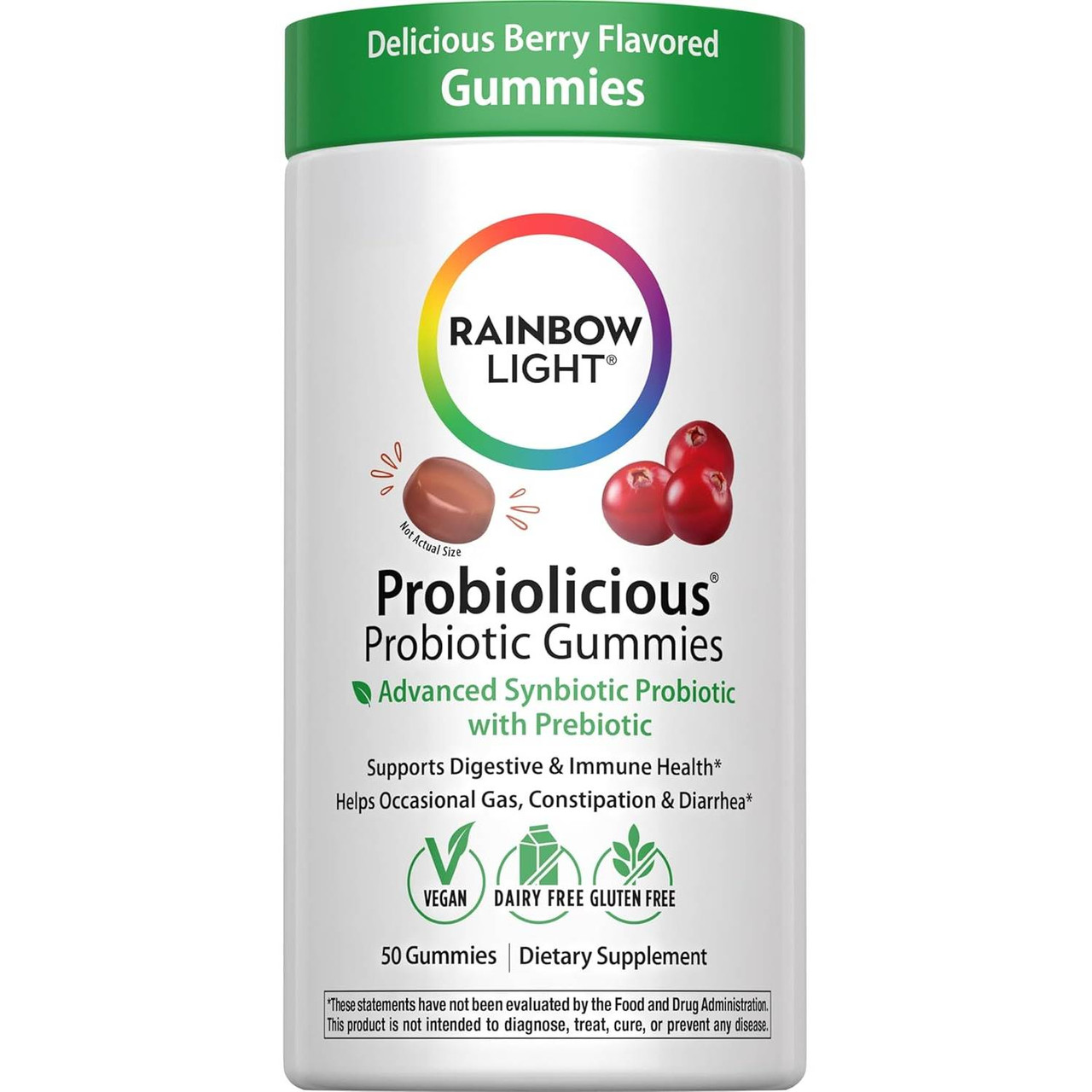 Rainbow Light Probiolicious Probiotics - 50 Gummies 27$