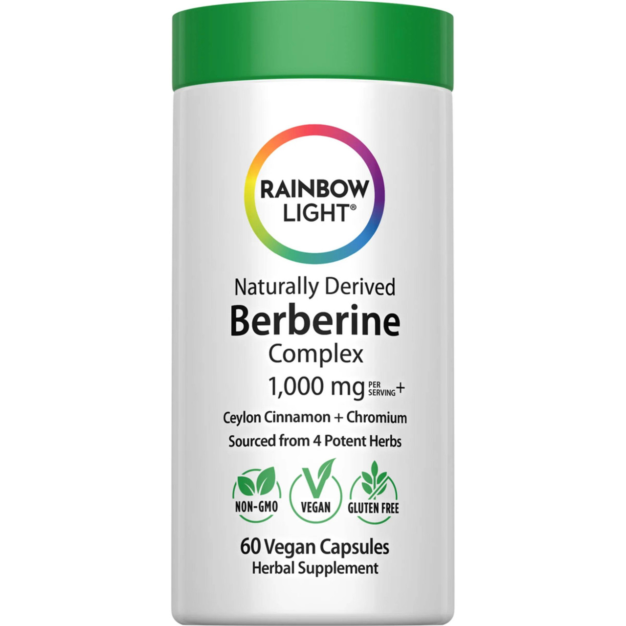 Rainbow Light Naturally Derived Berberine - 60 Capsules 30$