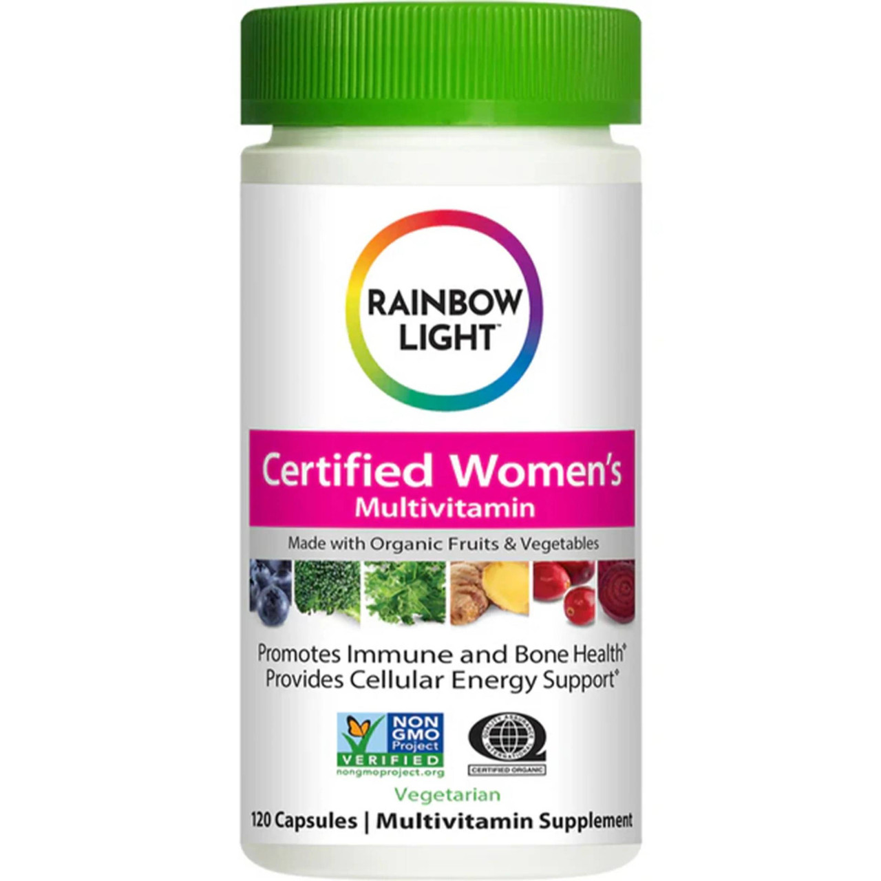 Rainbow Light Certified Organics Womens - 120 Capsules 48$
