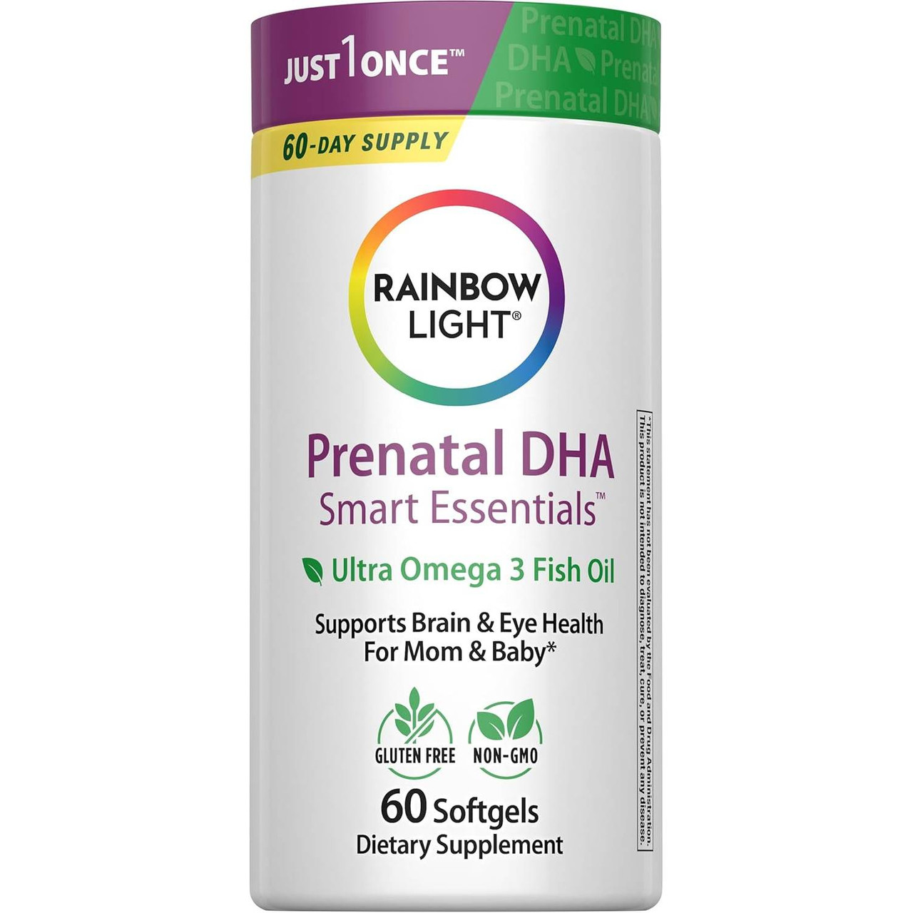 Rainbow Light Prenatal DHA Smart Essentials - 60 Softgels 33$