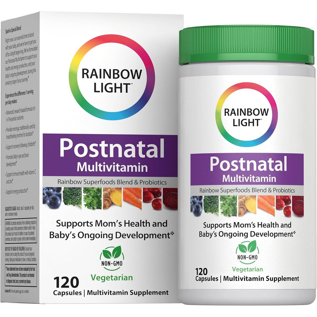 Rainbow Light Postnatal Multi - 120 Capsules