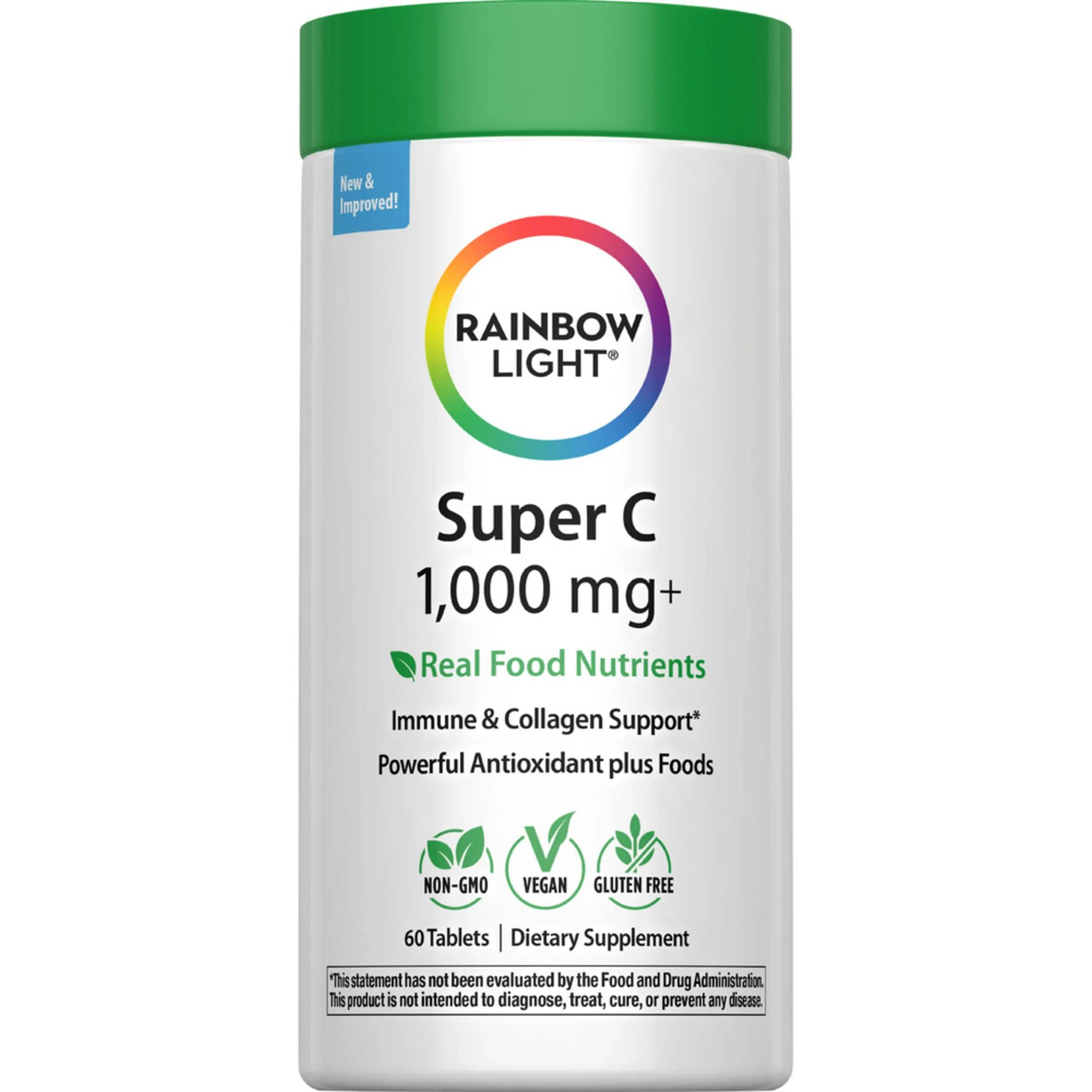 Rainbow Light Super C 1000 MG - 60 Tablets 16$