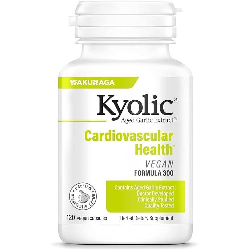 Wakunaga Kyolic Cardiovascular Vegan Formula 300 - 120 Capsules 22$