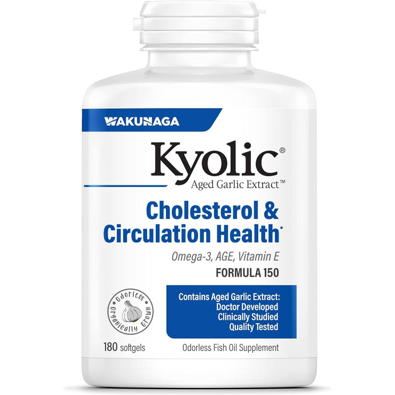 Wakunaga Kyolic Kyolic EPA DHA Formula Economy Size - 180 Softgels 56$