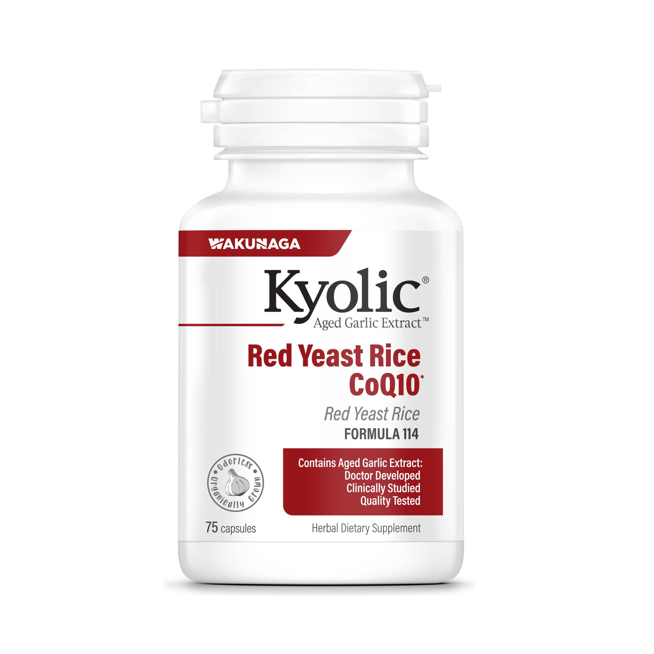 Wakunaga Kyolic Red Yeast Rice - 75 Capsules 29$
