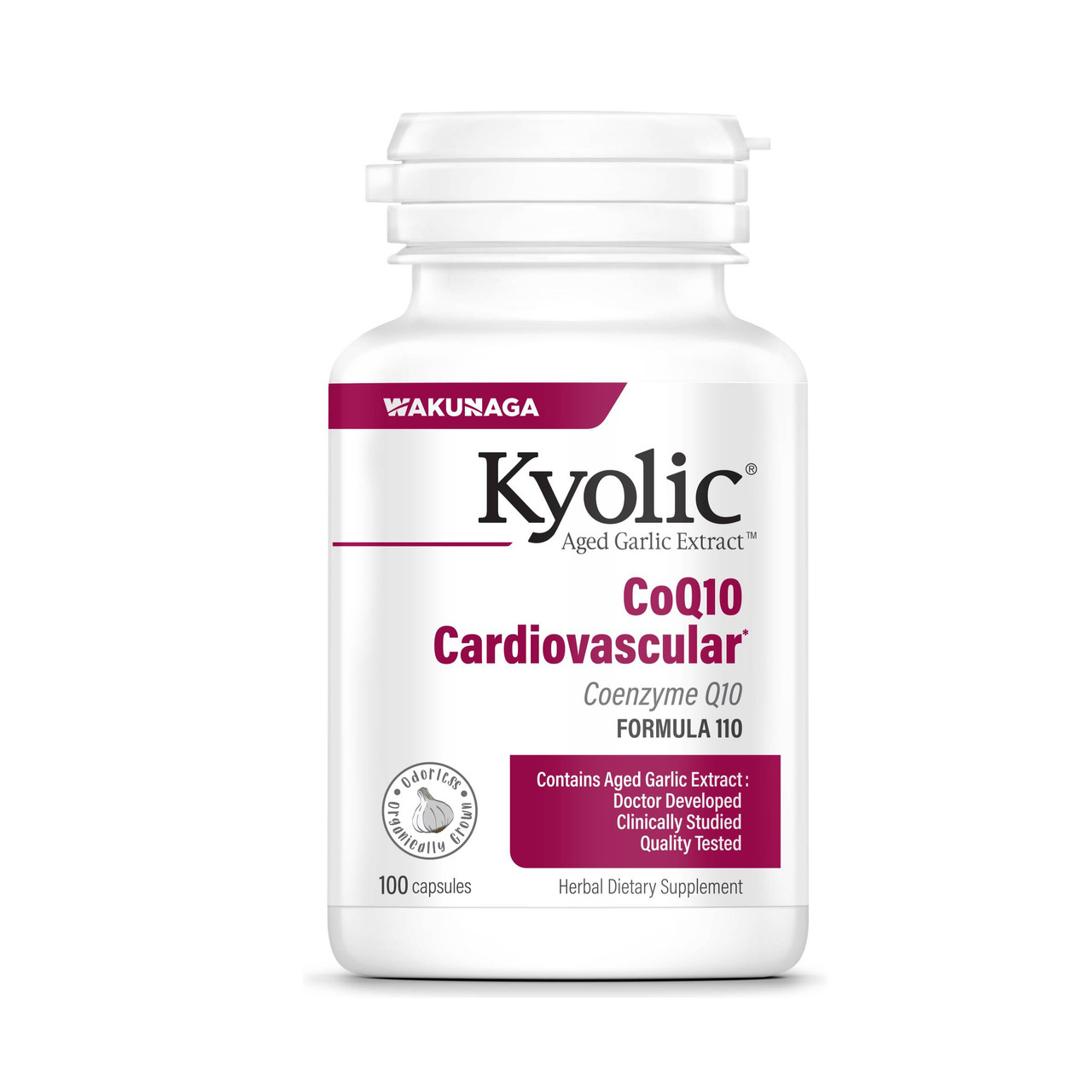 Wakunaga Kyolic wCoQ10 Formula 110 - 100 Capsules 38$