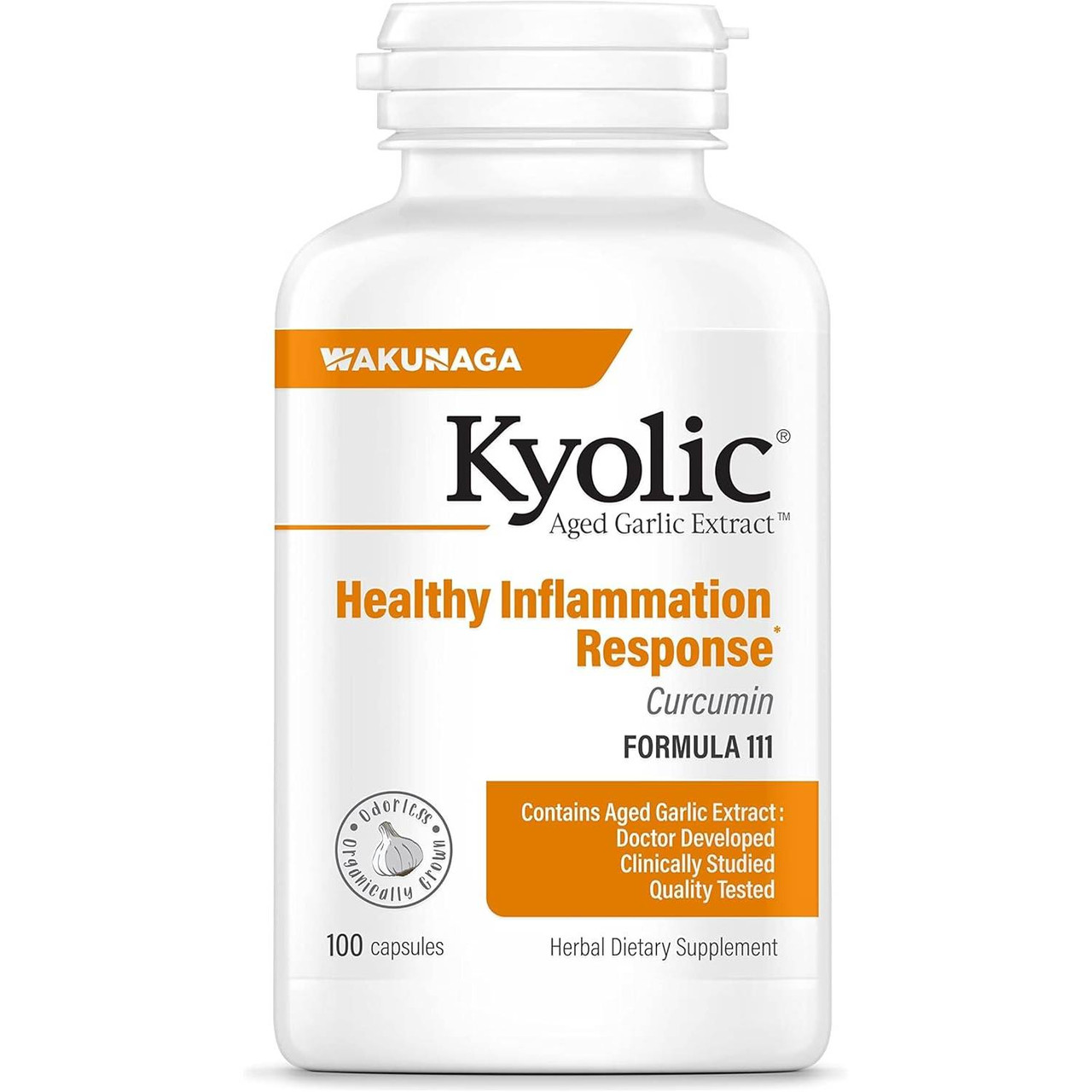 Wakunaga Kyolic Healthy Inflammation Response For - 100 Capsules 67$