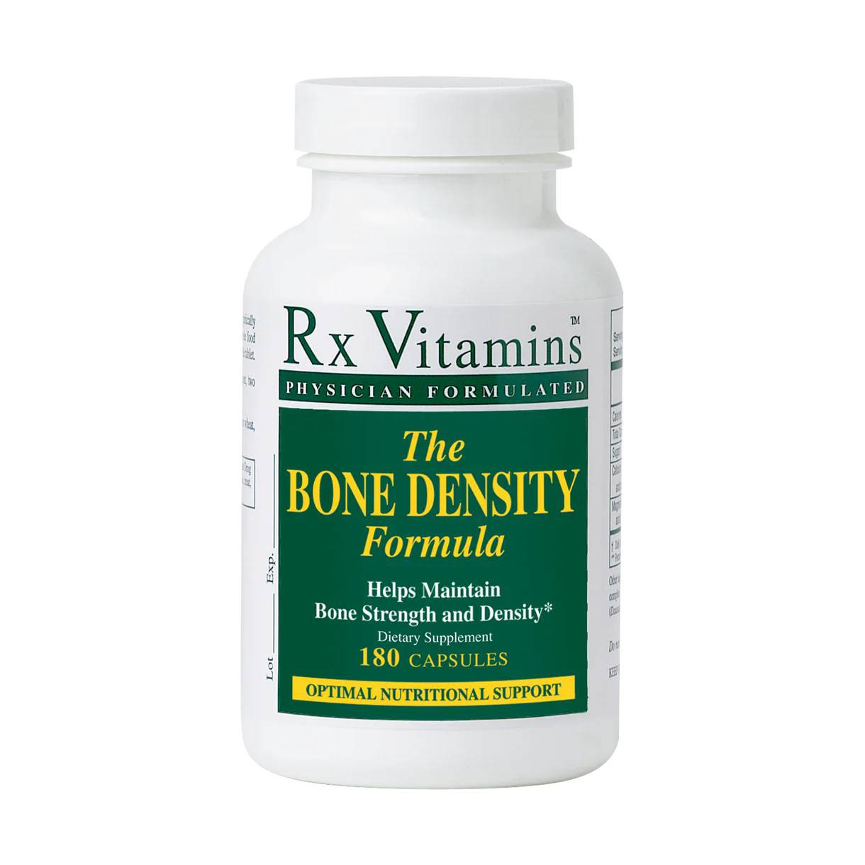 Rx Vitamins Bone Density Formula  180 Capsules