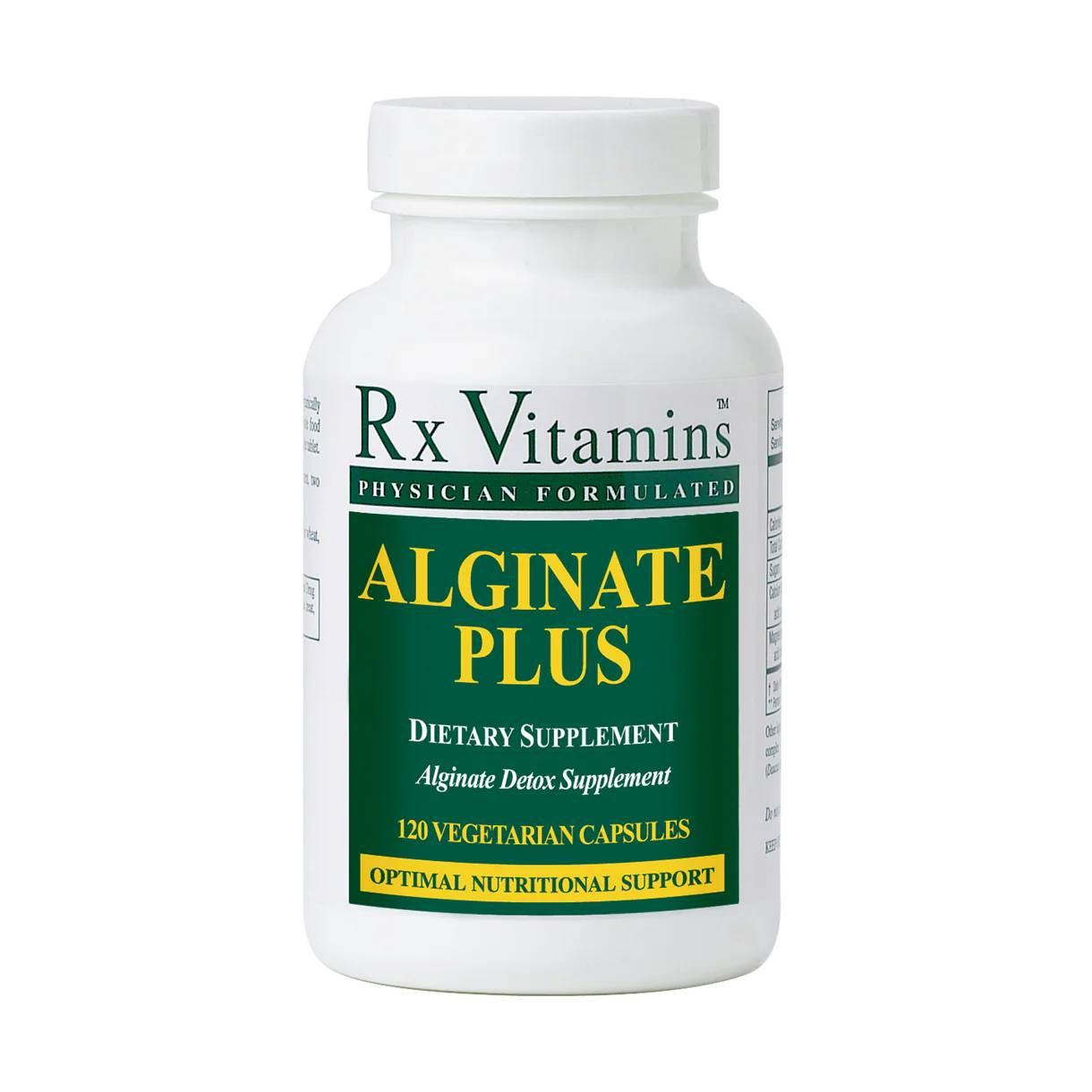 Rx Vitamins Alginate Plus  120 Capsules