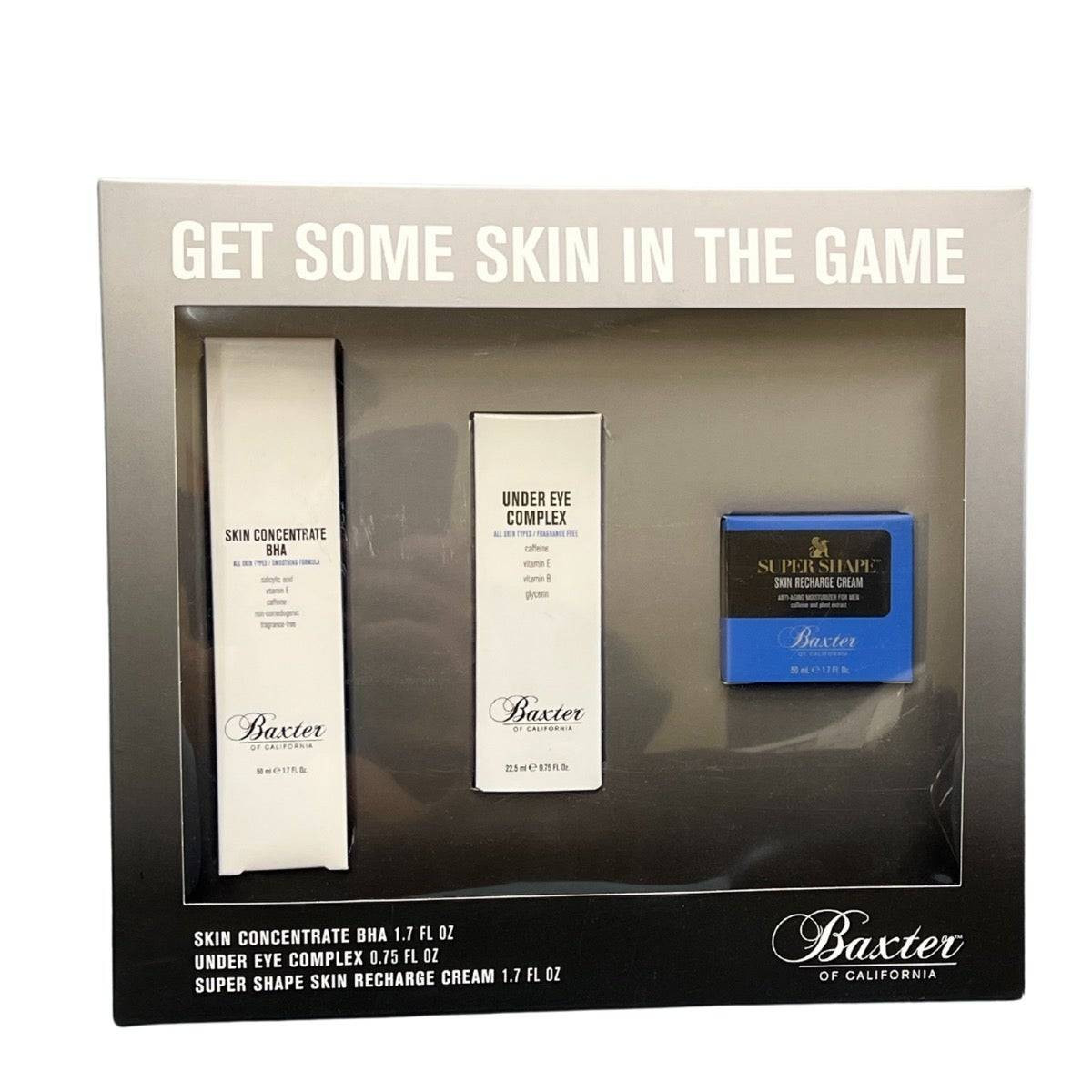 Baxter of California Get Some Skin In The Game Gift Set Trio 69$