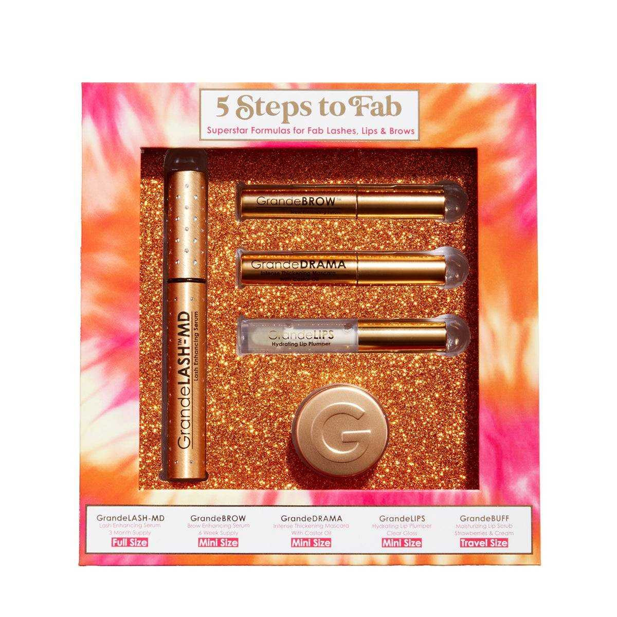 Grande Cosmetics 5 Steps to Fab 5-Piece Gift Set 69$