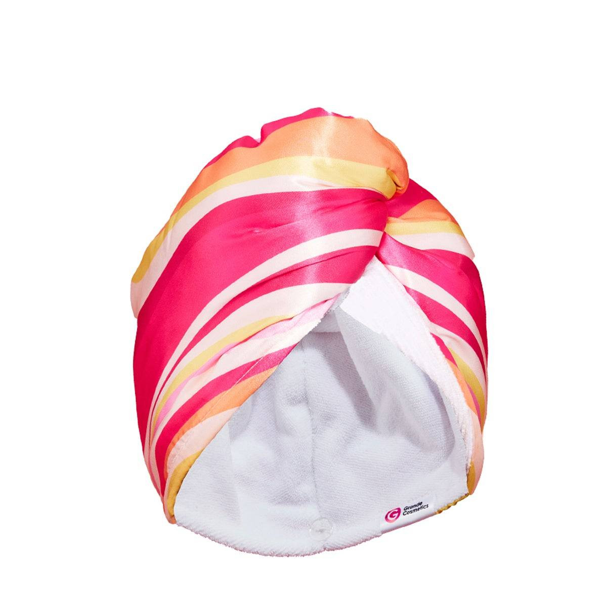 Grande Cosmetics GrandeHAIR Reversible Microfiber & Satin Twist Towel