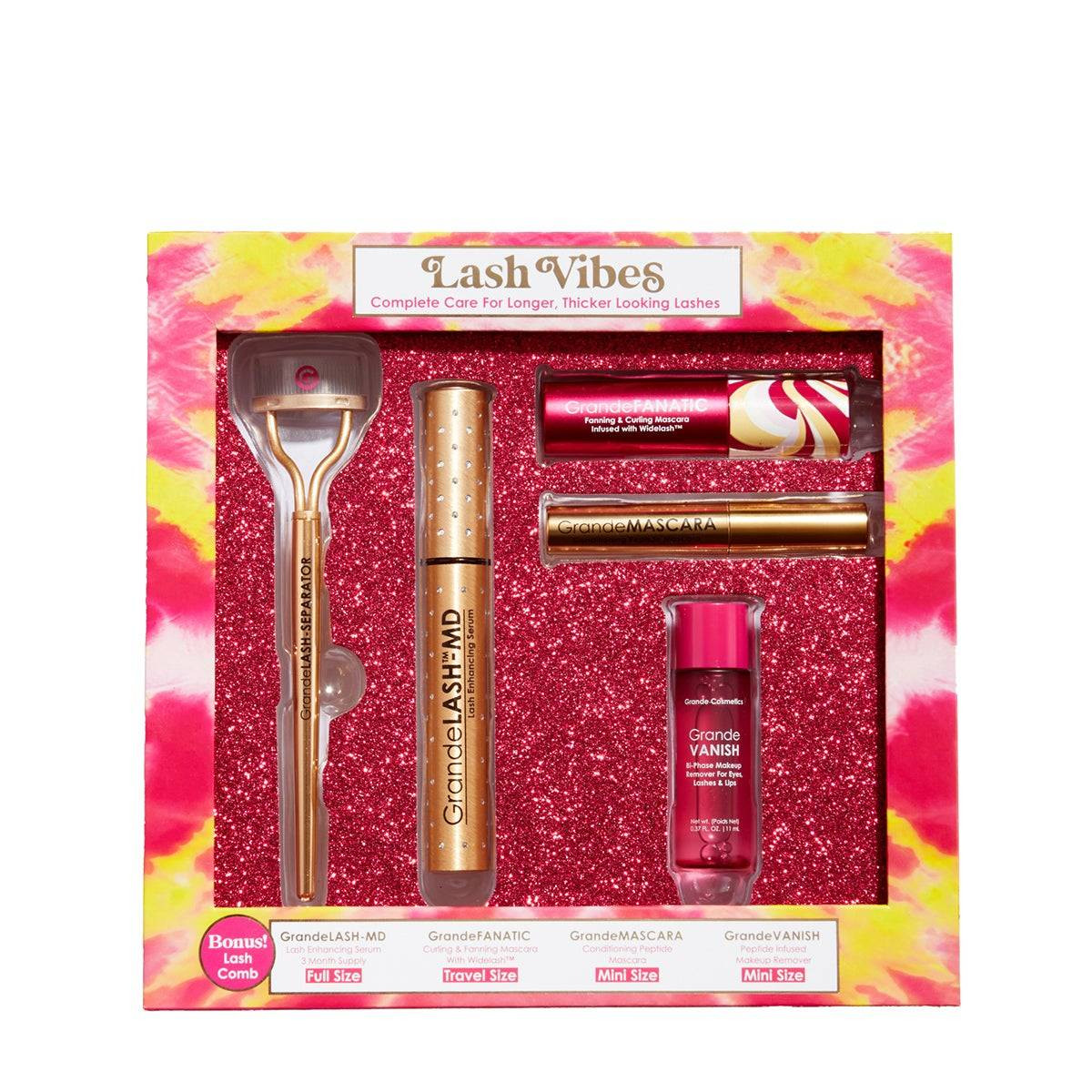 Grande Cosmetics Lash Vibes 5-Piece Gift Set 69$