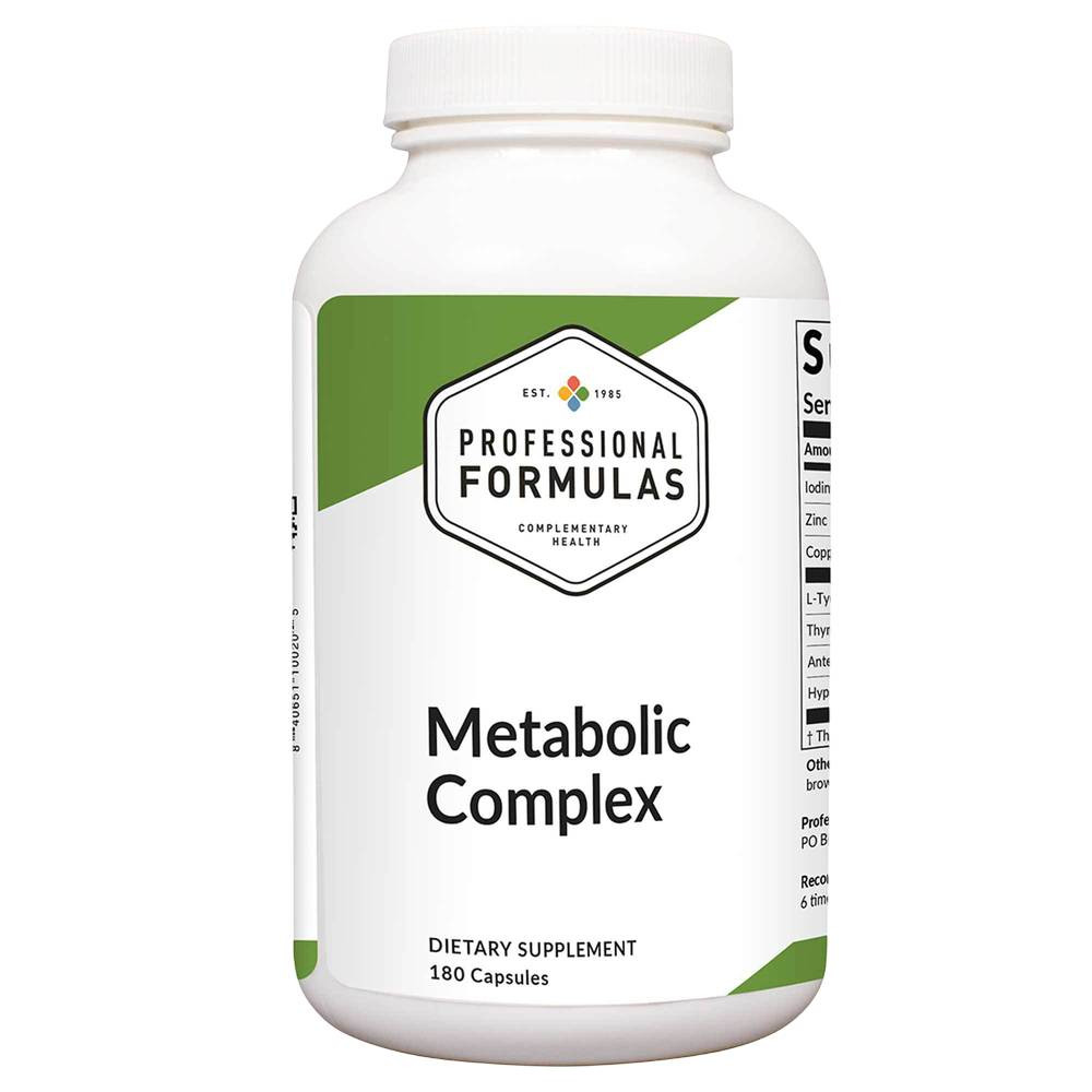 Professional Formulas Metabolic Complex - 180 Capsules 55$