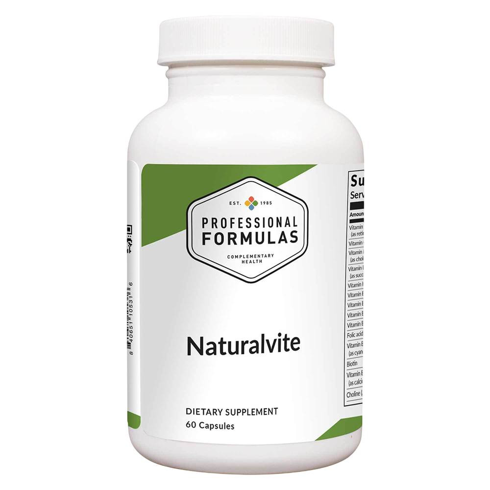 Professional Formulas Naturalvite Caps - 60 Capsules 25$