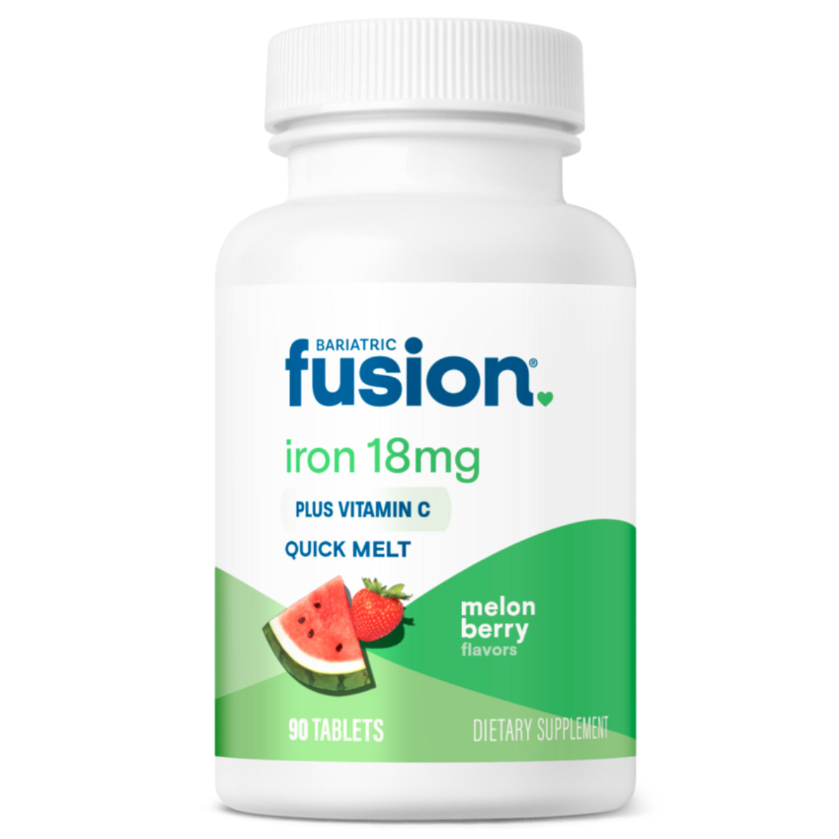 Bariatric Fusion Iron Quick Melt Melon Berry - 90 Tablets