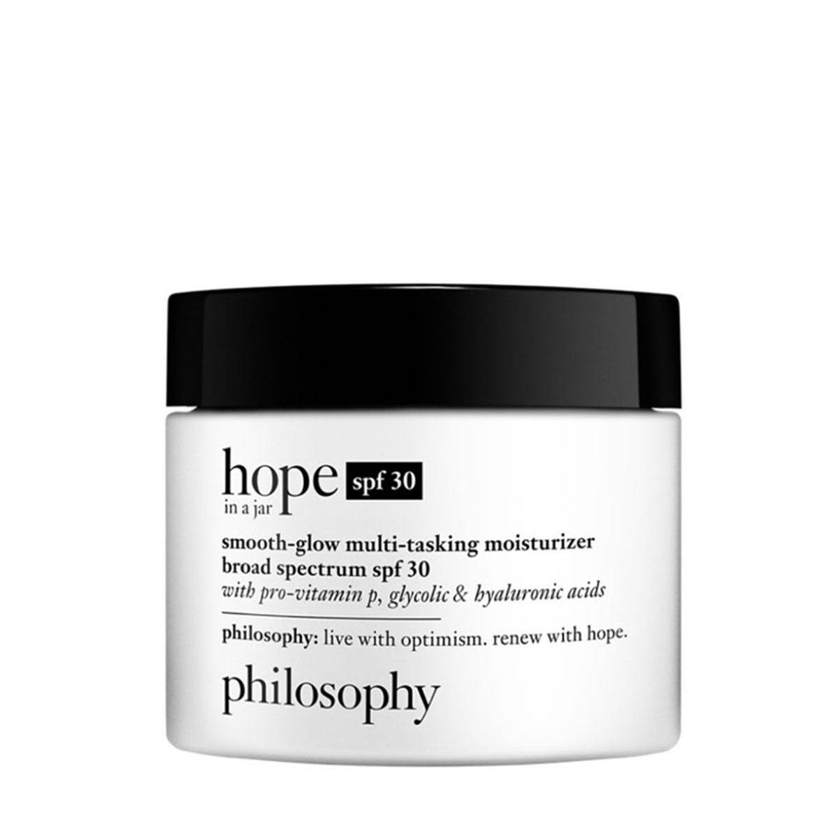 philosophy Hope In A Jar Smooth-Glow Multi-Tasking Moisturizer SPF 30 52$