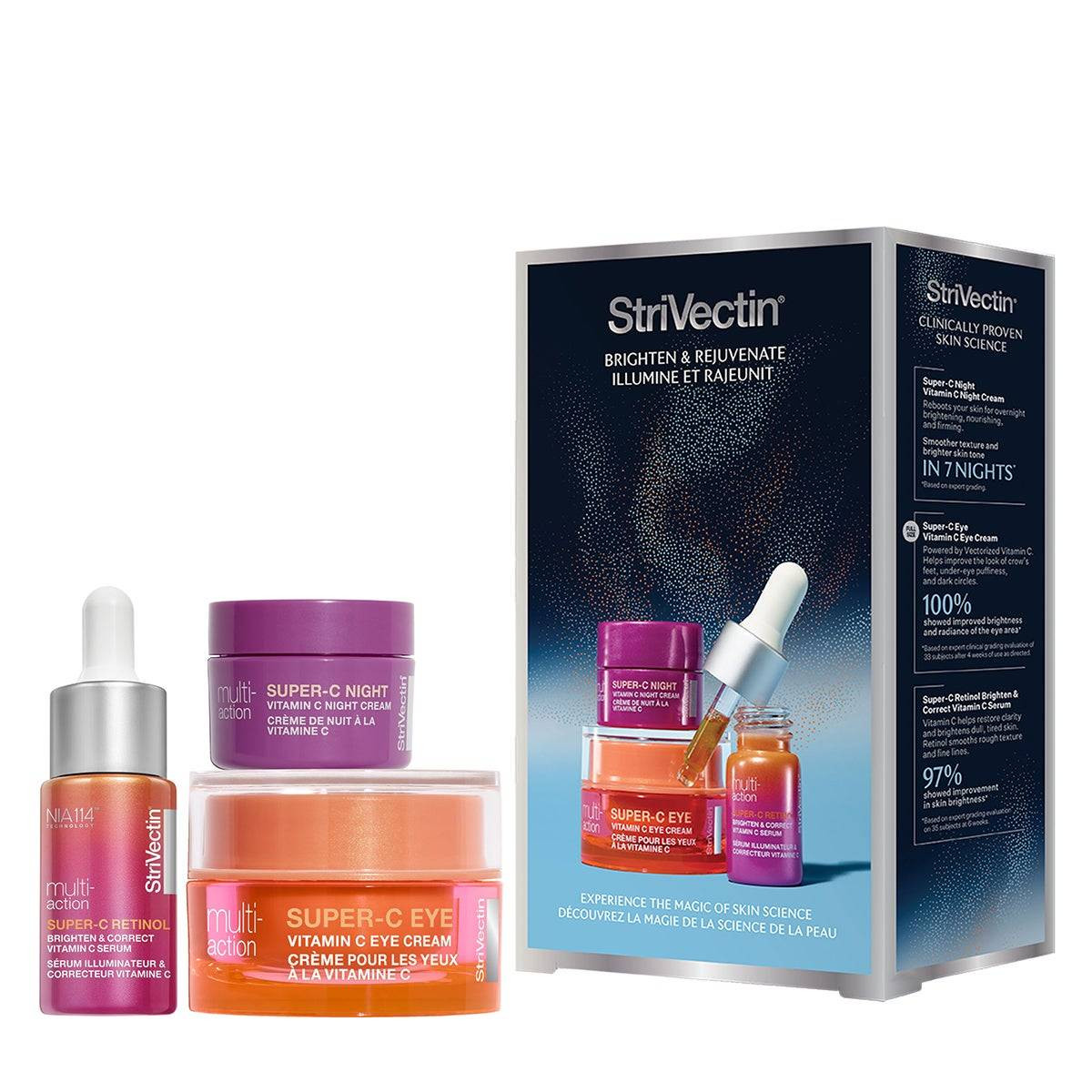StriVectin Brighten Rejuvenate Gift Set Trio 49$
