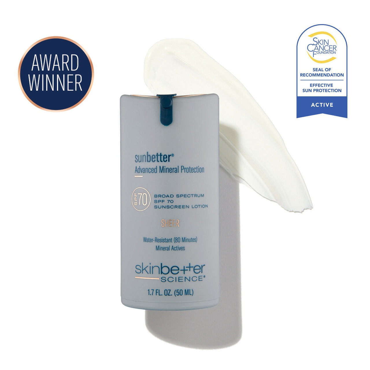 Skinbetter Science sunbetter SHEER SPF 70 Sunscreen Lotion - 50ml 75$