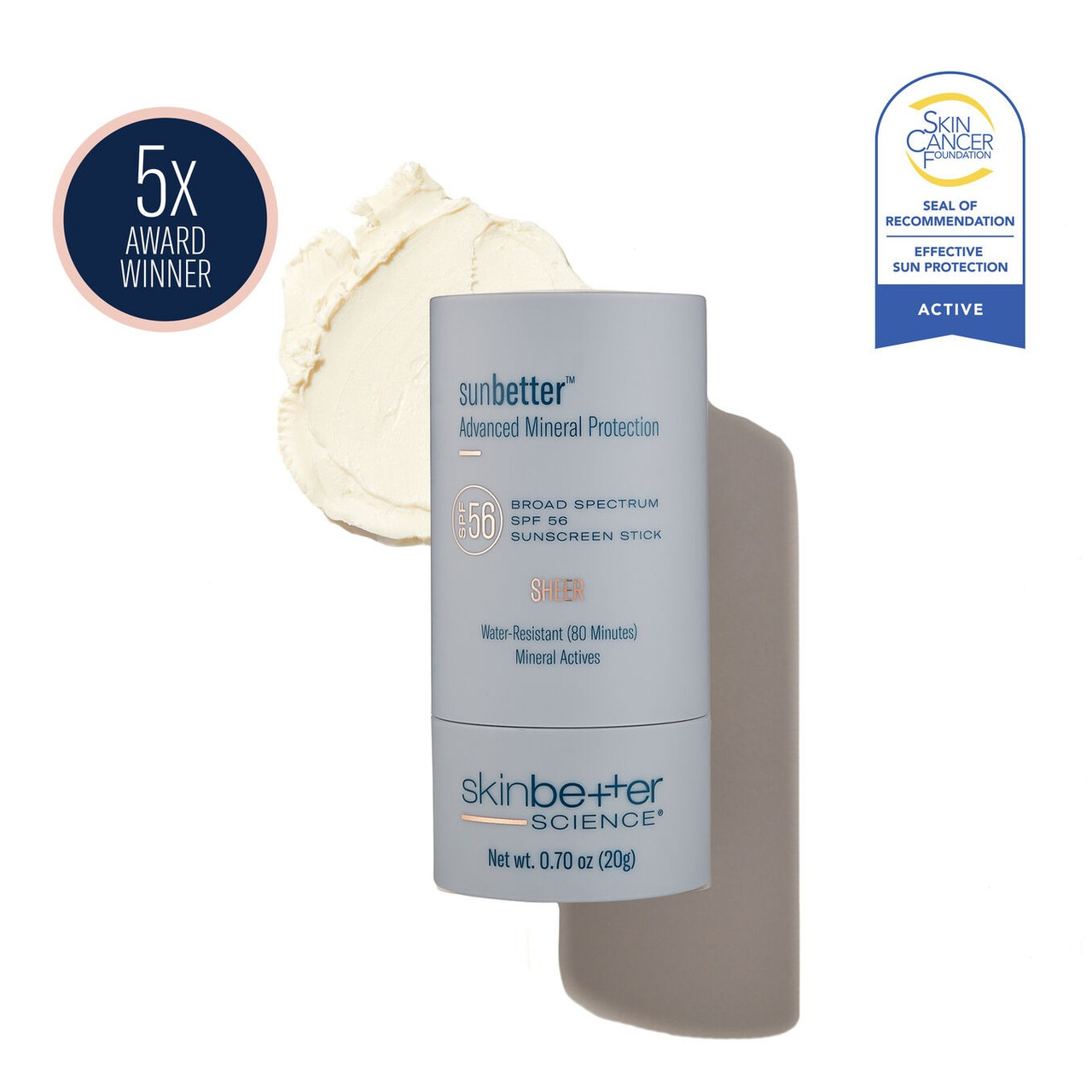 Skinbetter Science sunbetter SHEER SPF 56 Sunscreen Stick - 20 grams 55$
