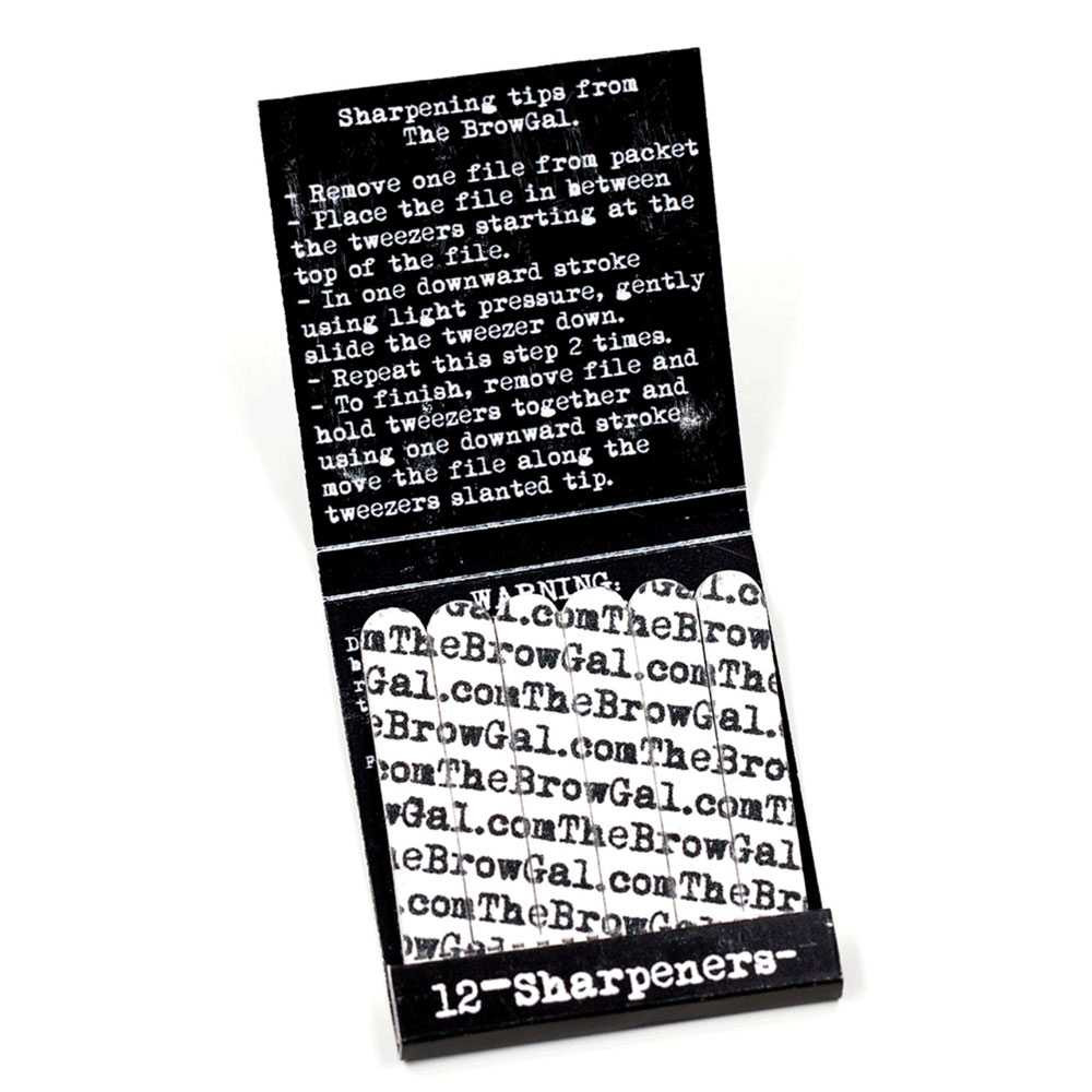 The BrowGal Tweezer Sharpeners