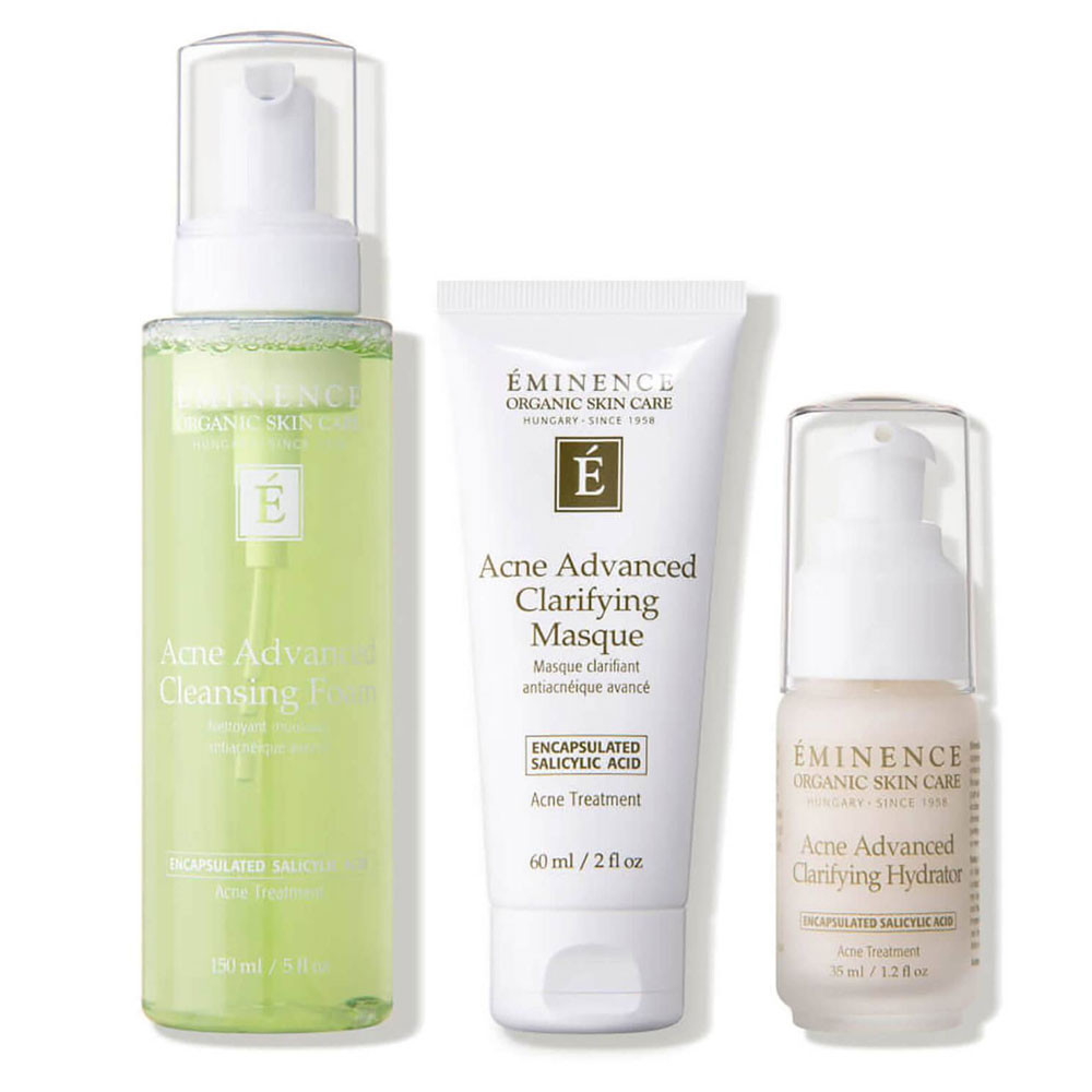 Eminence Acne Advanced Treatment Bundle - $183 Value In White