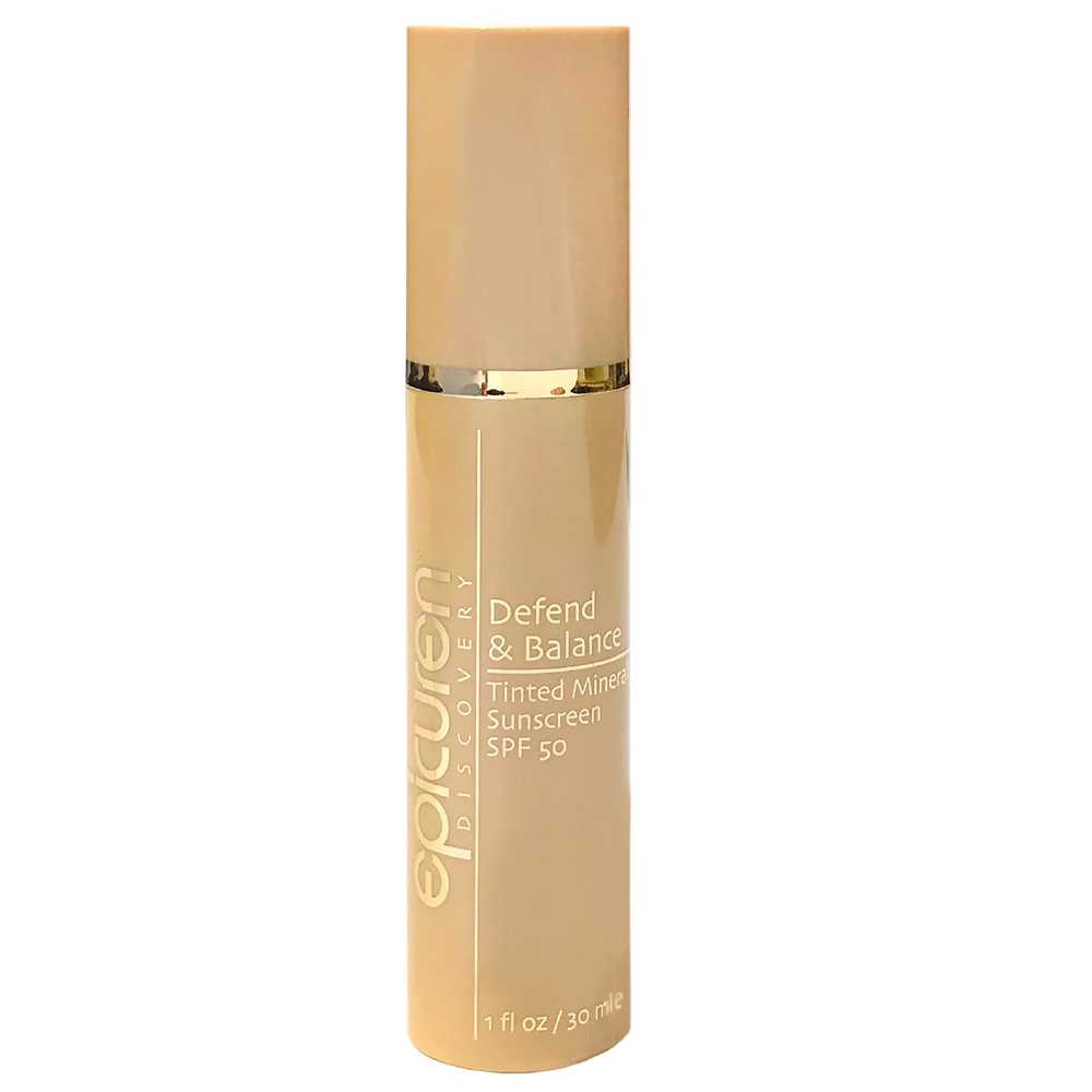 epicuren Discovery Defend and Balance Tinted Mineral Sunscreen SPF 50