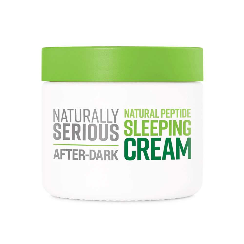 Naturally Serious After-Dark Natural Peptide Sleeping Cream