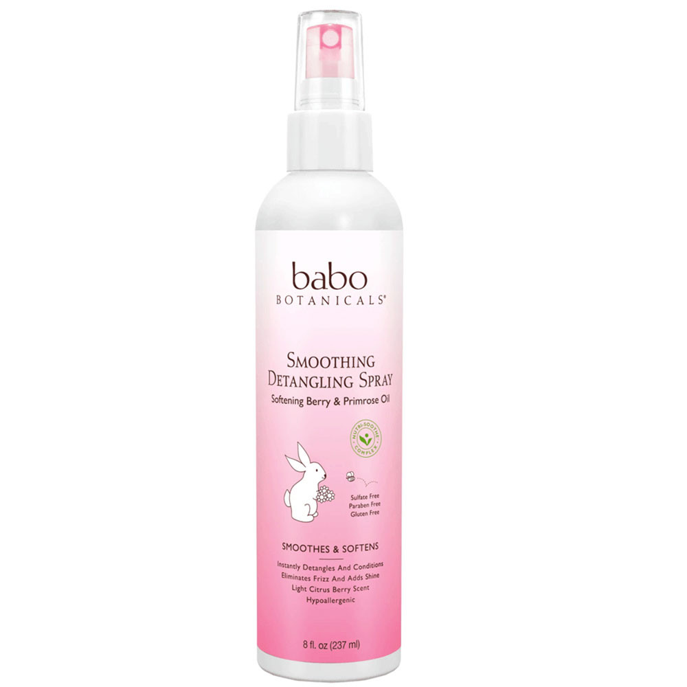 Babo Botanicals Smoothing Detangling Spray - Berry Primrose