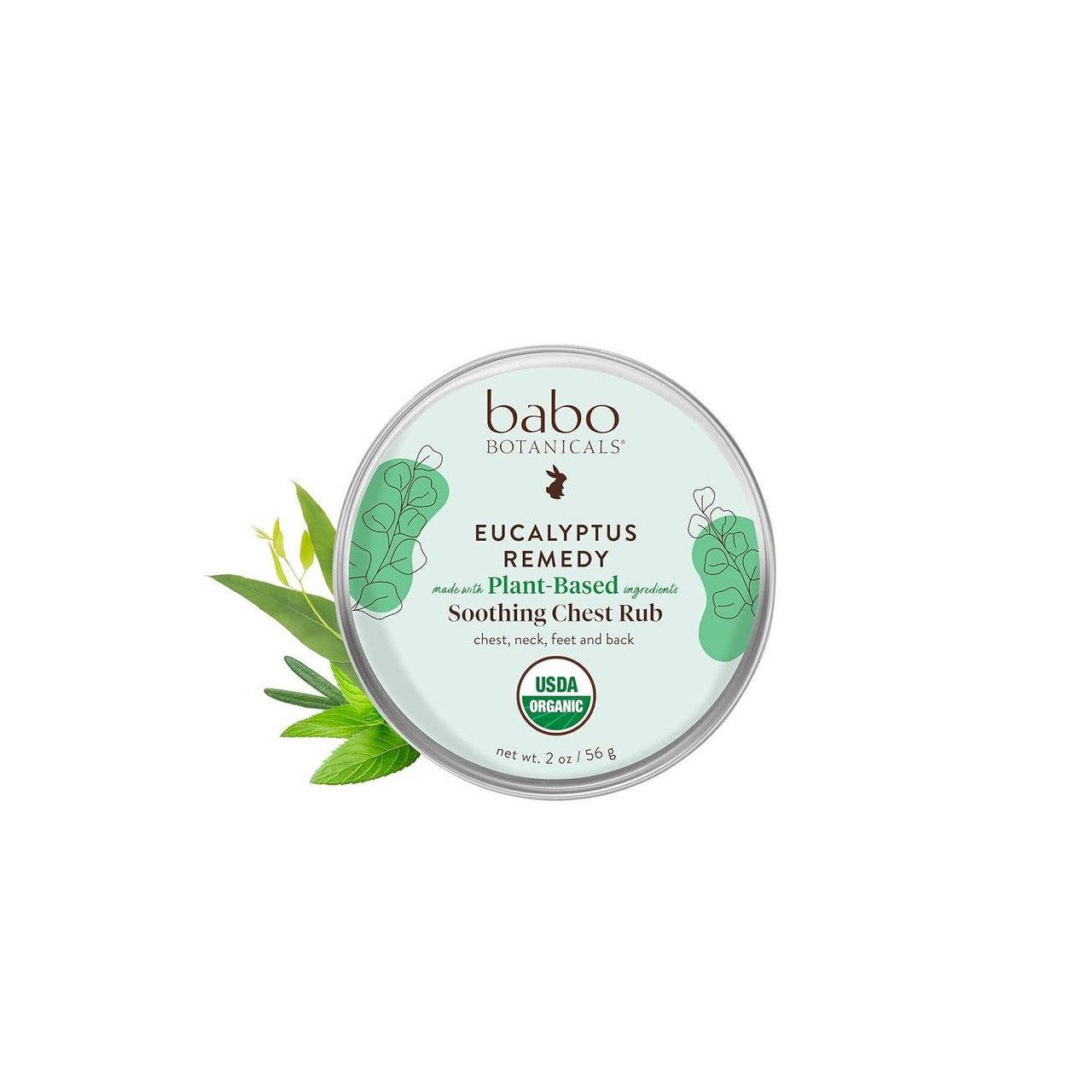 Babo Botanicals Eucalyptus Remedy Soothing Chest Rub 15$