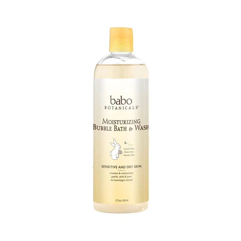Babo Botanicals Moisturizing Bubble Bath & Wash - Oatmilk & Calendula