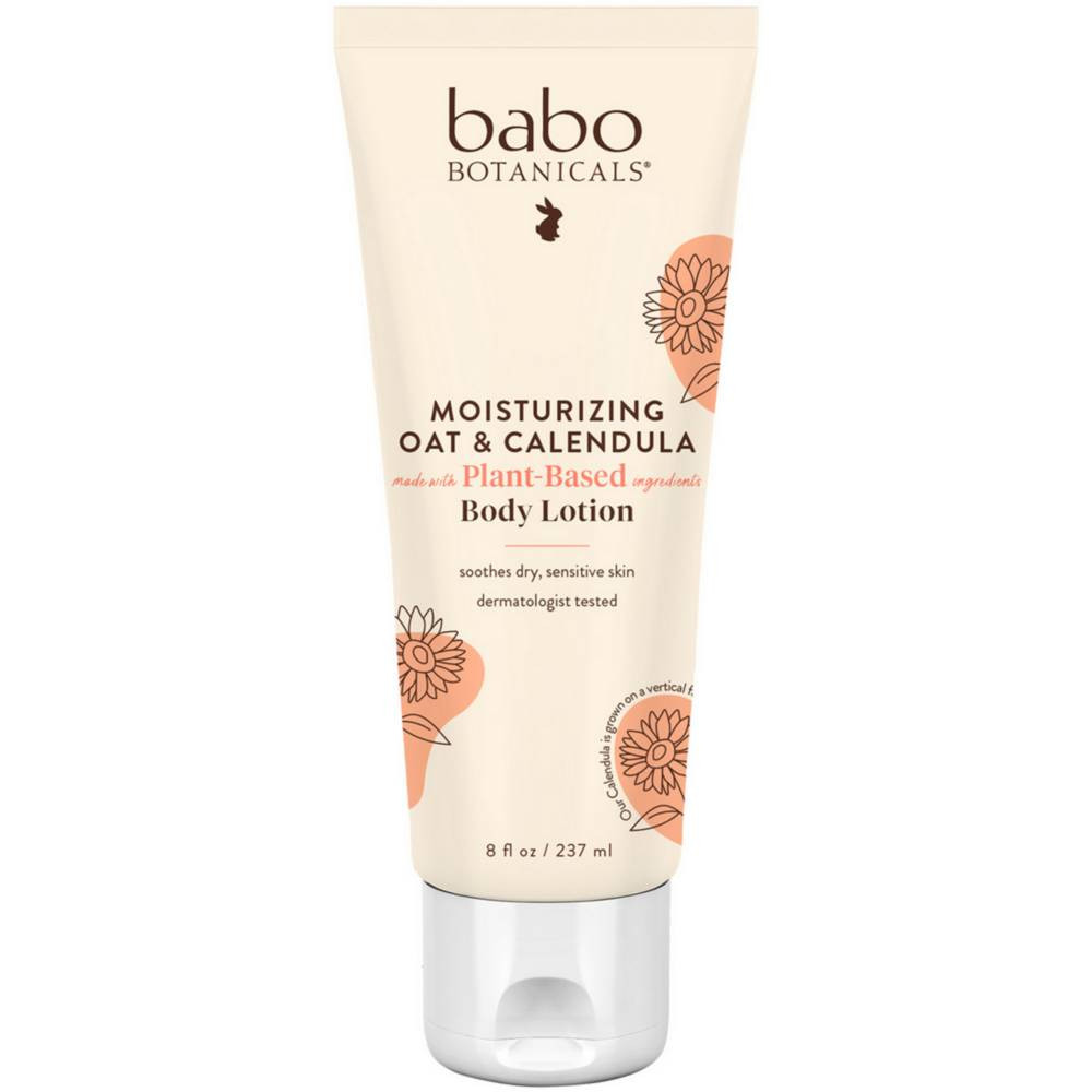 Babo Botanicals Moisturizing Body Lotion - Oatmilk Calendula 19$