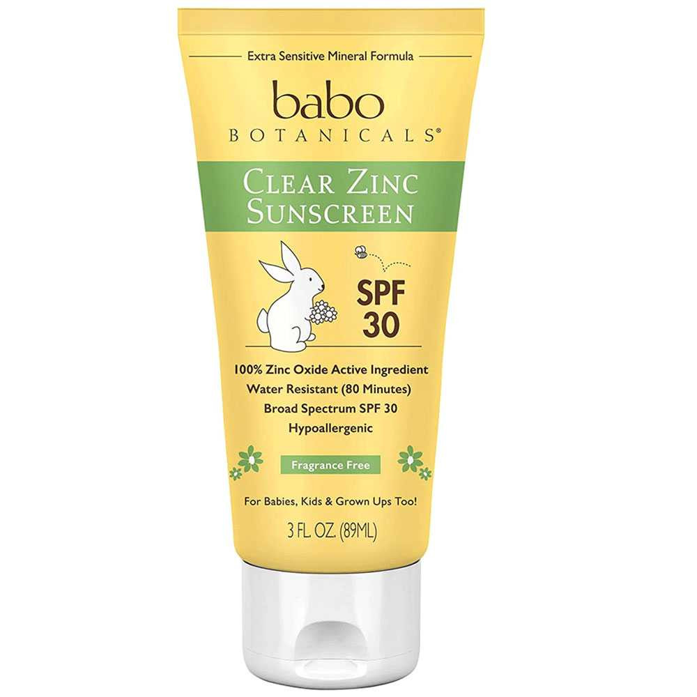 Babo Botanicals Clear Zinc Sunscreen Lotion SPF 30
