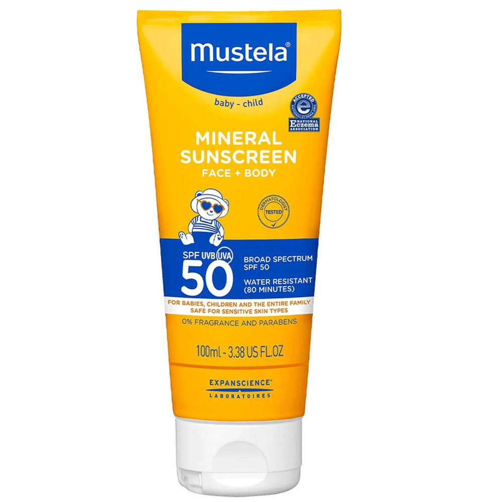 Mustela SPF 50 Mineral Sunscreen Lotion