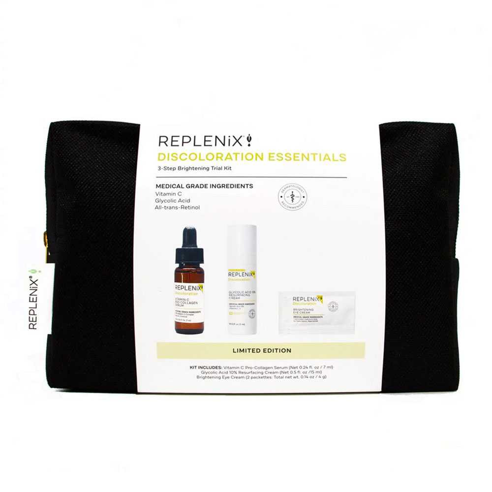 Replenix Discoloration Essentials 3 Step Brightening Trial Kit 47$