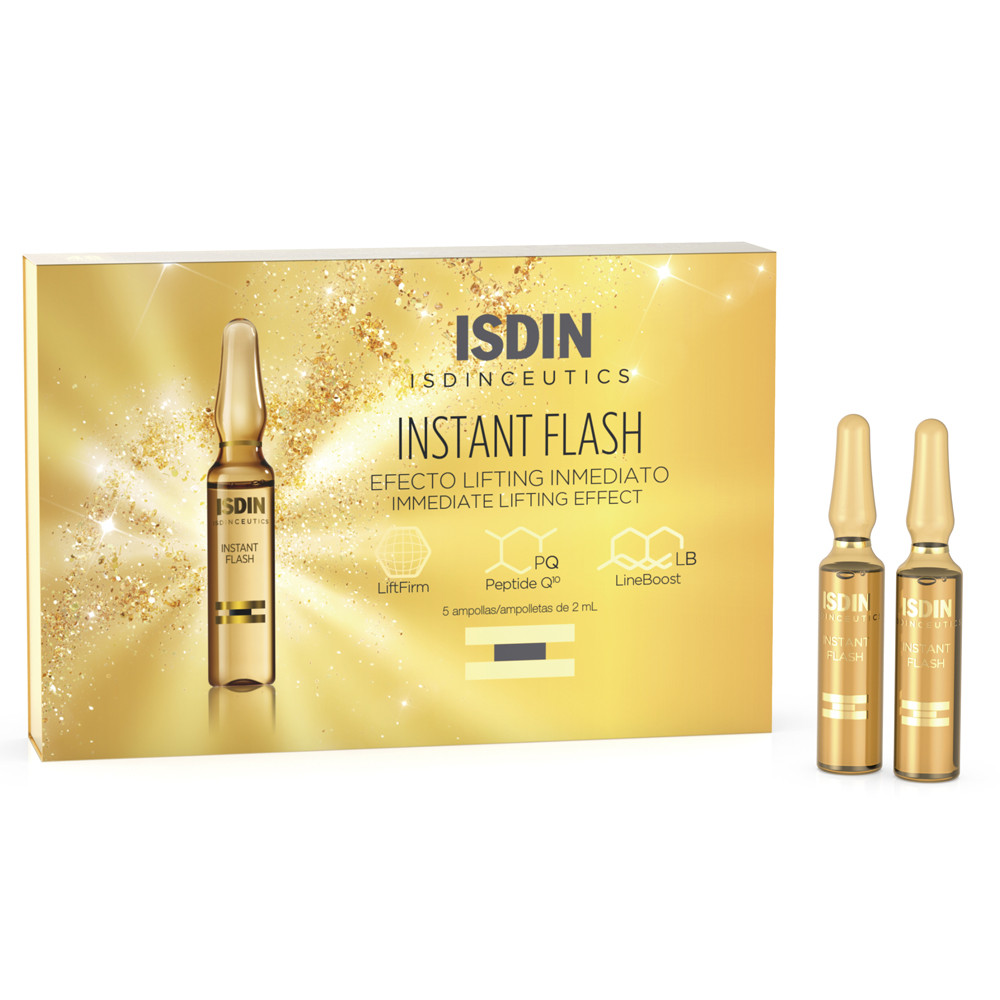 Isdin Ceutics Instant Flash Lifting & Firming Serum Ampoules In White