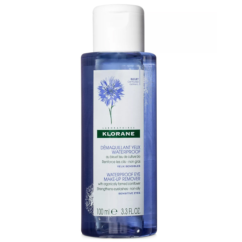 Klorane Waterproof Eye Make-up Remover With Organically Farmed Cornflower