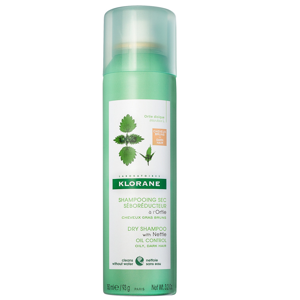 Klorane Oil-control Dry Shampoo With Nettle - Dark Hair