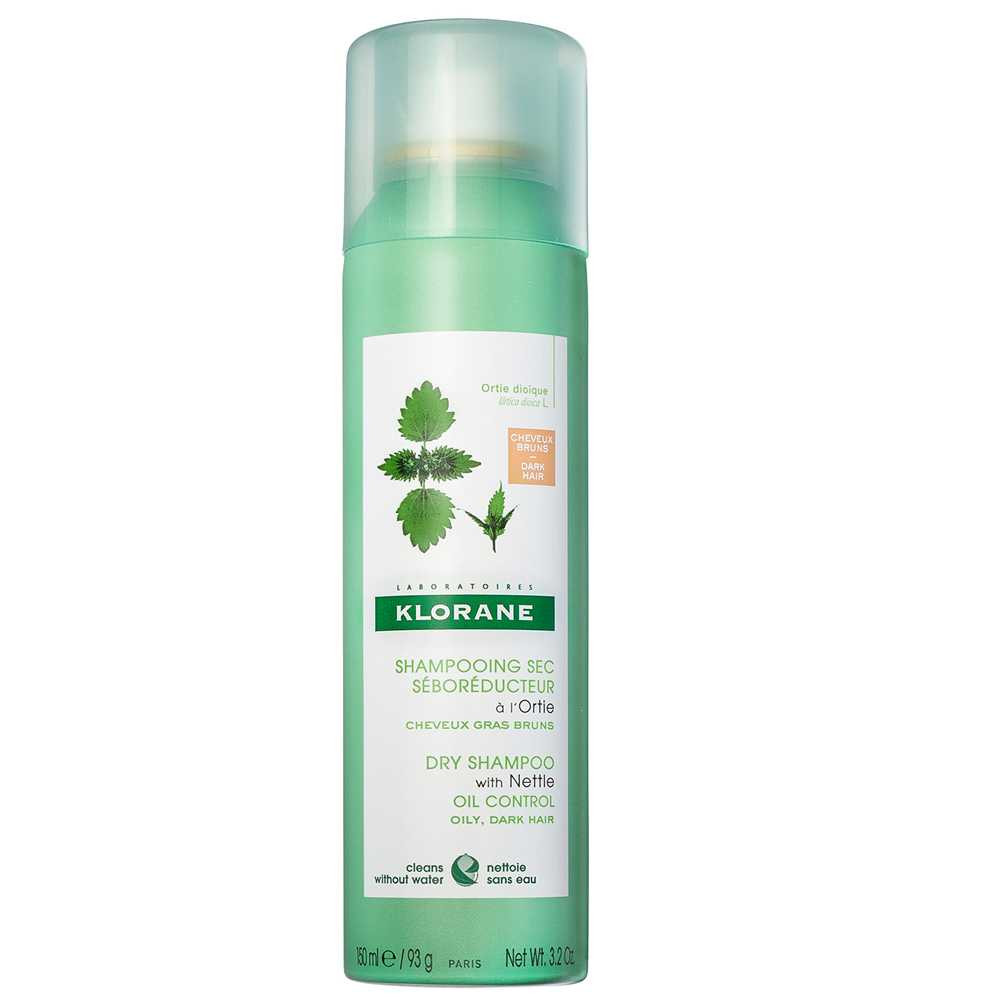 Klorane Oil-Control Dry Shampoo with Nettle - Dark Hair 24$
