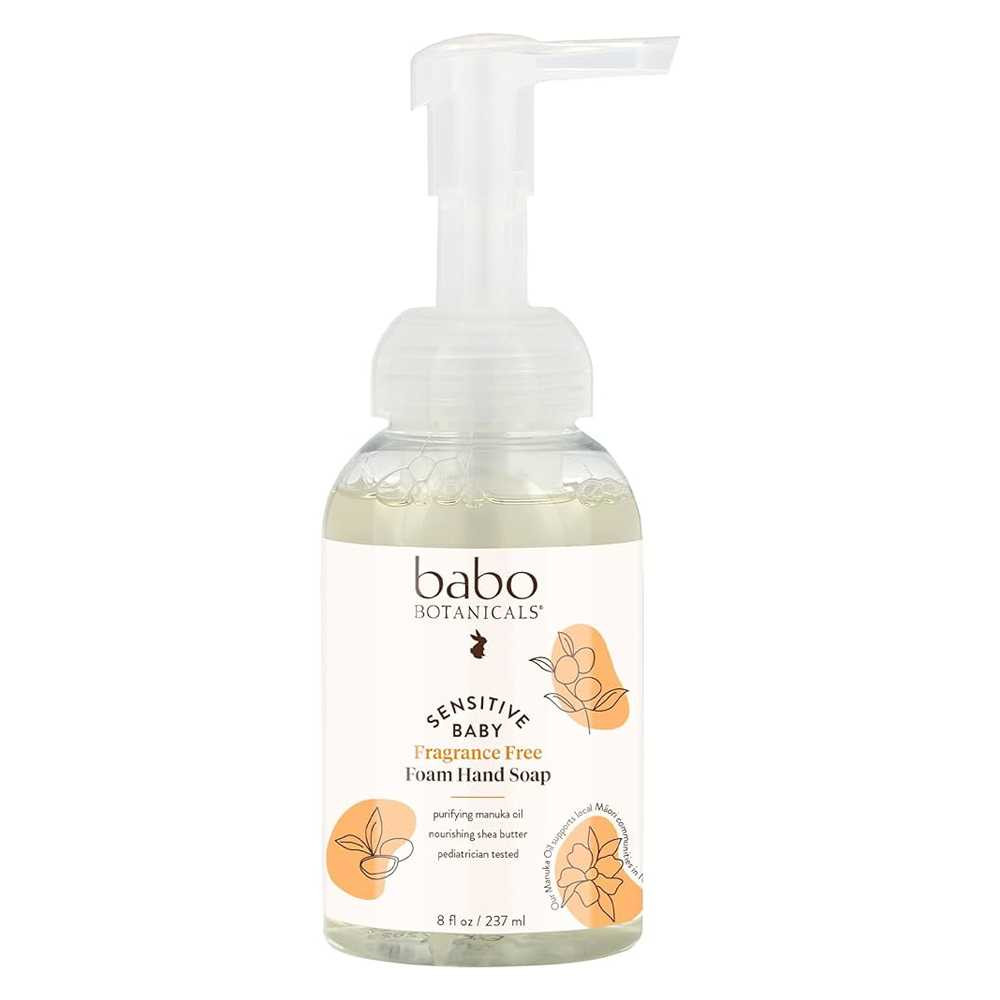 Babo Botanicals Sensitive Baby Fragrance-Free Foam Hand Soap 12$