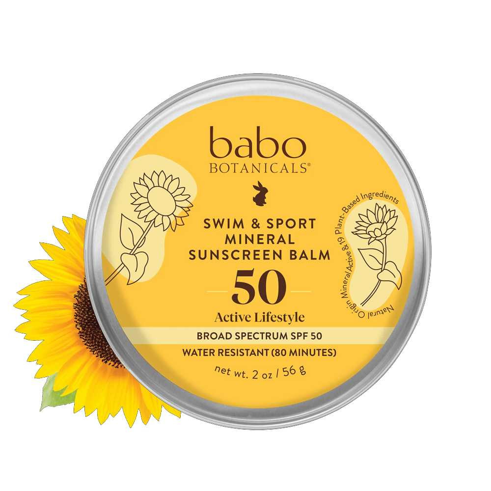 Babo Botanicals Swim + Sport Balm SPF 50